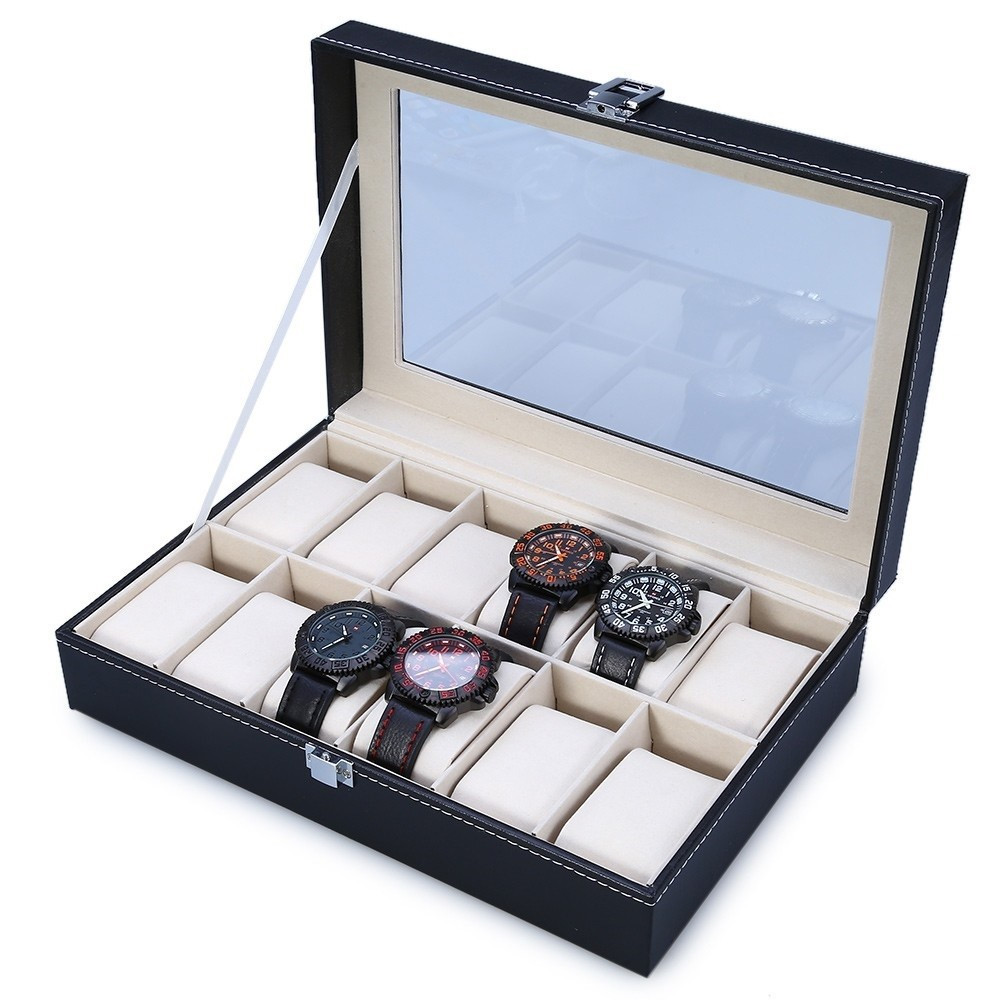 Луксозна кутия за 12бр. часовници