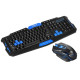 Геймърска безжична клавиатура и мишка HK8100 - 4