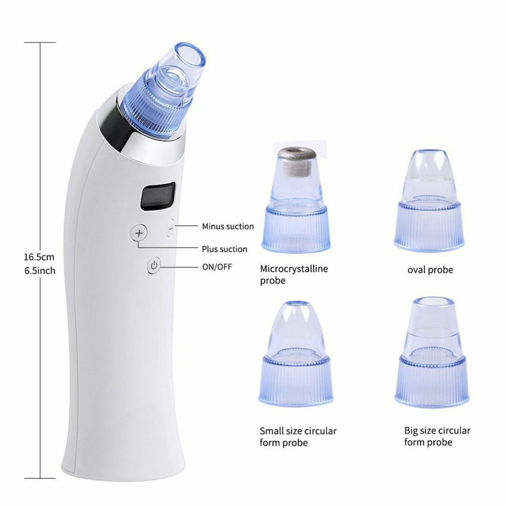 Вакуум уред за почистване на лицето в домашни условия - модел с дисплей