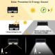 Водоустойчива външна соларна лампа с 40 диода и датчик за движение - 4