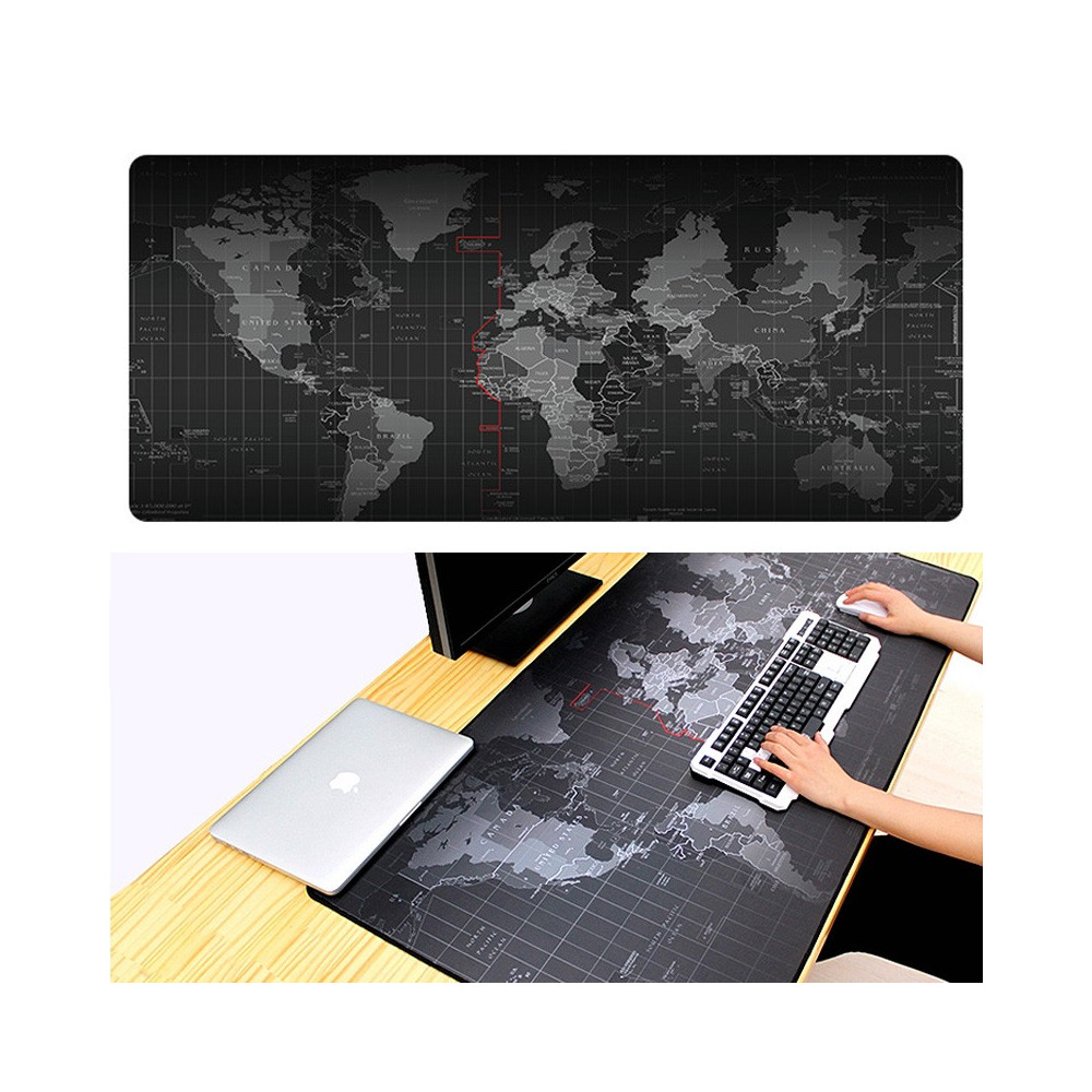 Голяма подложка за бюро/мишка Карта на света - 2
