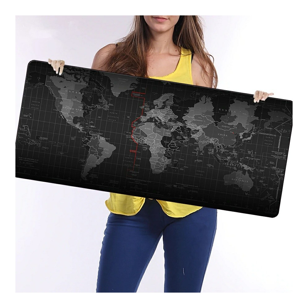 Голяма подложка за бюро/мишка Карта на света - 6