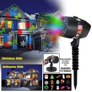 Коледен прожектор за къща с 12 форми - 1