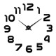 3D стенен часовник с арабски цифри - 3