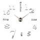 Лепящи 3D часовник за стена - модел 4215 - 2