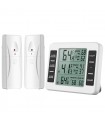Безжичен термометър за външна и вътрешна температура с 2 сензора
