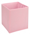 Текстилна розова кутия за съхранение 20x20x20