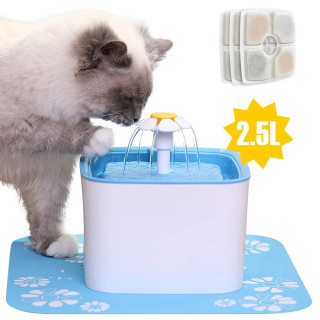 Автоматичен воден фонтан поилка за котки и кучета - 1