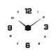 Стенен часовник с 3Д цифри - модел 4205 - 6