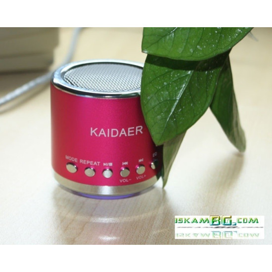 Мини MP3 тонколонка с радио FM / KD - MN02 KAIDAER /