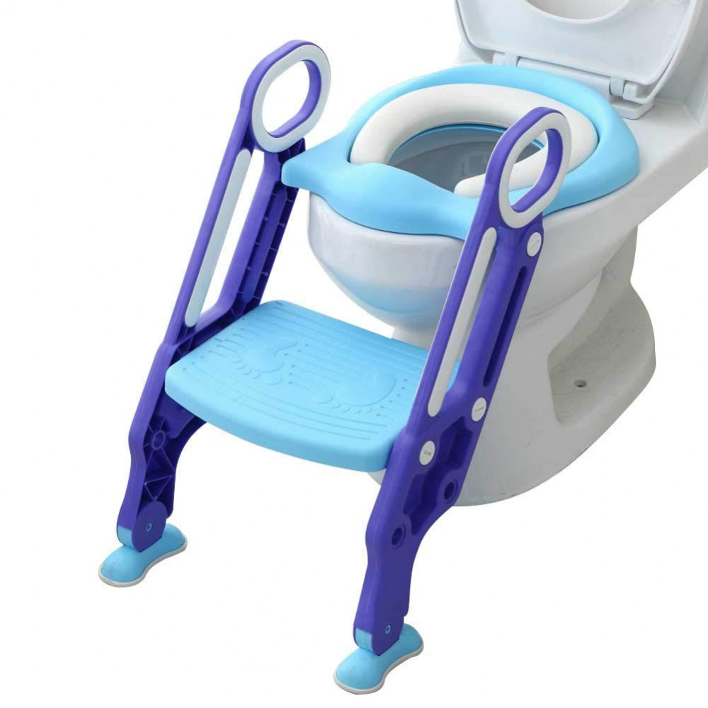Детска седалка за тоалетна чиния със стълба - 4