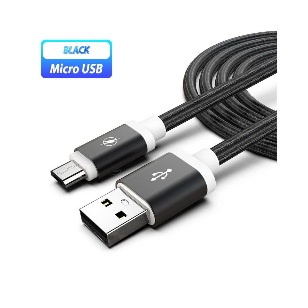2 метра USB зарядно за Android - Type C и Micro USB - 3