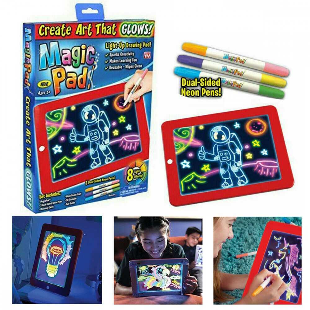 Детски светещ таблет за рисуване Magic Sketch - 3