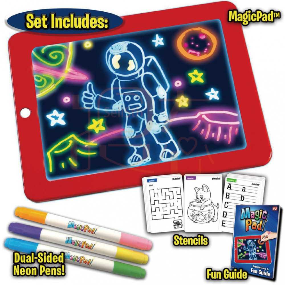 Детски светещ таблет за рисуване Magic Sketch - 7
