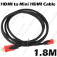 mini HDMI - HDMI кабел 1.8M 1080P V1.4