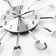 Стенен часовник за кухня вилици и лъжици - 3