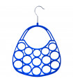 Закачалка за шалове - тип "кошница" в син цвят