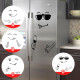 Забавен усмихнат стикер за хладилник - 3