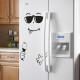 Забавен усмихнат стикер за хладилник - 4