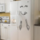 Забавен усмихнат стикер за хладилник - 7