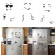 Забавен усмихнат стикер за хладилник - 1