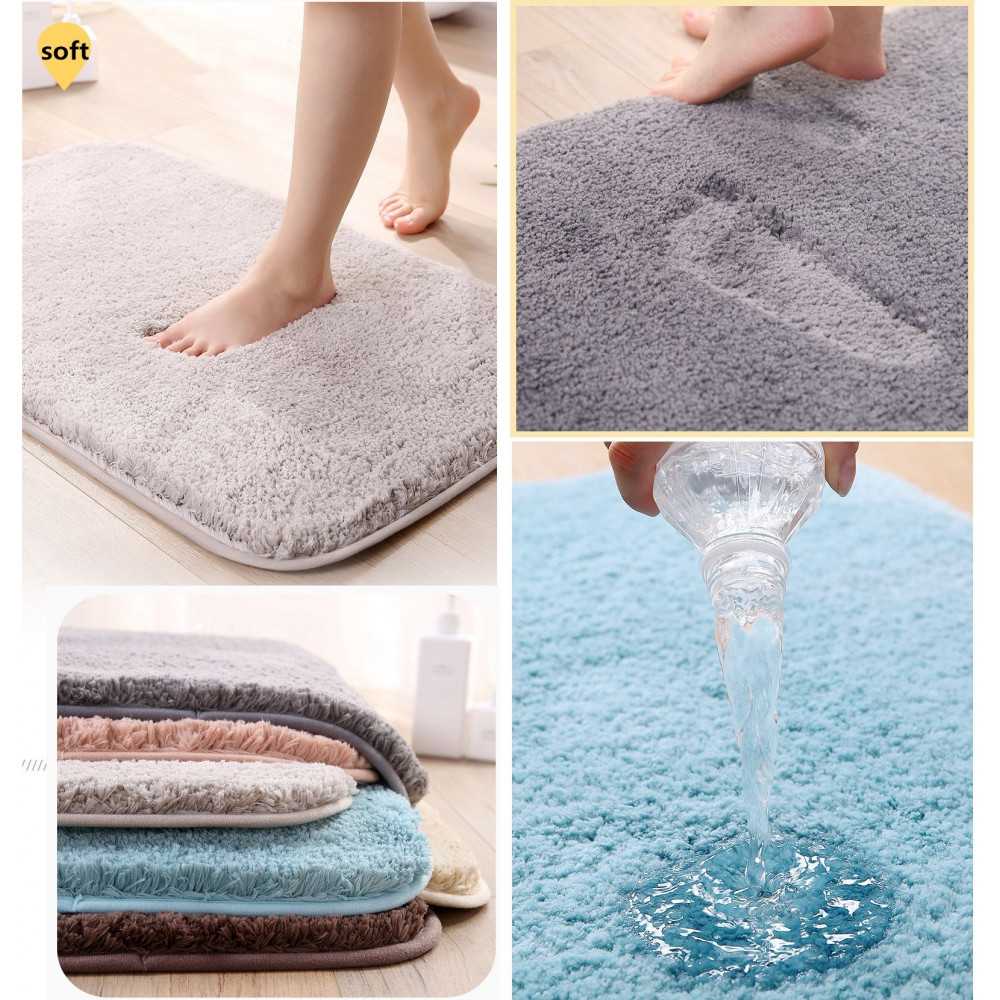 Плюшено килимче за баня - 6