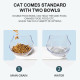Двойна купа за храна на котки - 9