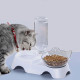 Диспенсър за вода за котки + купичка за храна - 1