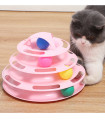 Играчка за котки пирамида с 4 топчета