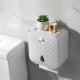 Водоустойчива поставка за тоалетна хартия с рафт и чекмедже - 3