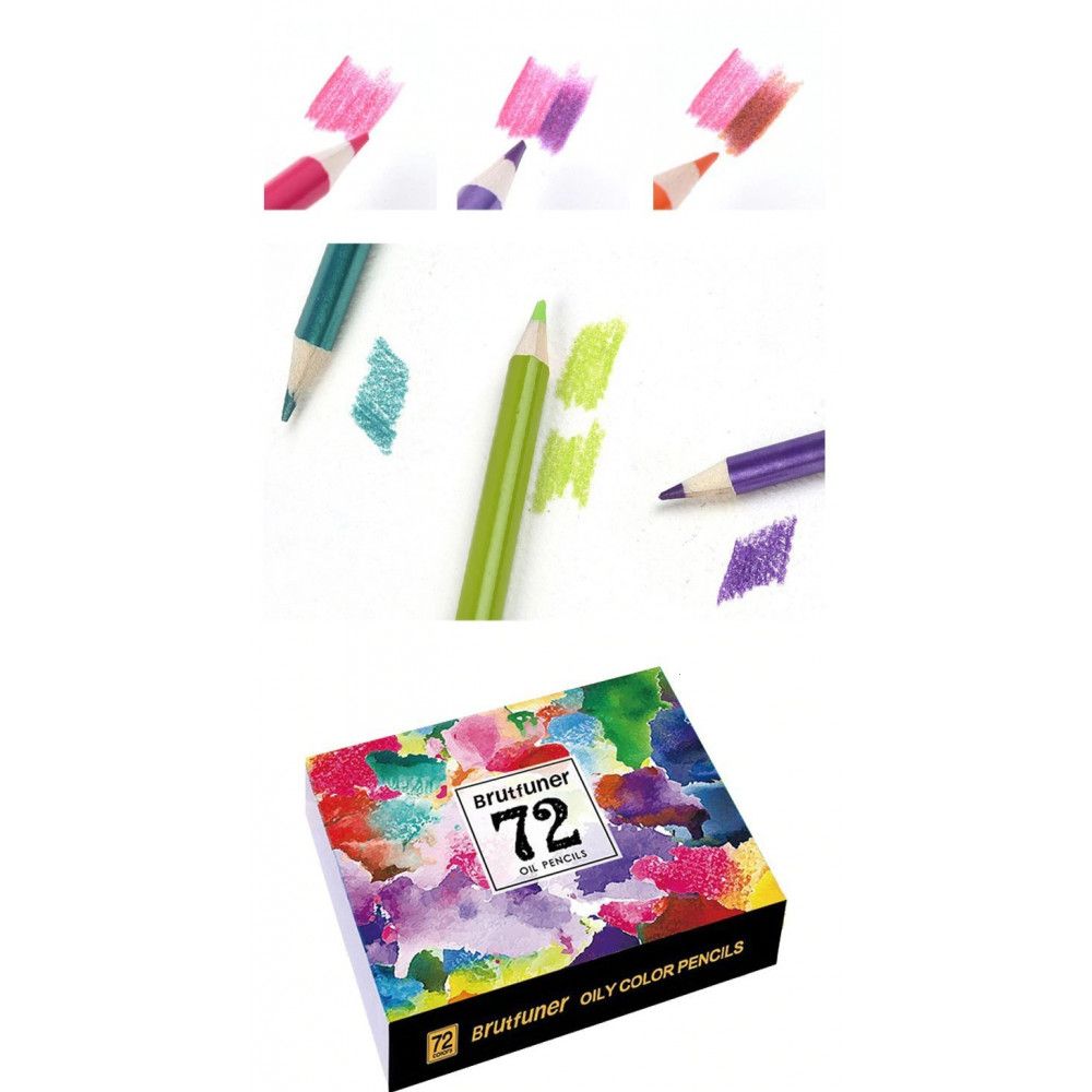 Комплект цветни маслени моливи 72бр 120бр и 160бр - 11