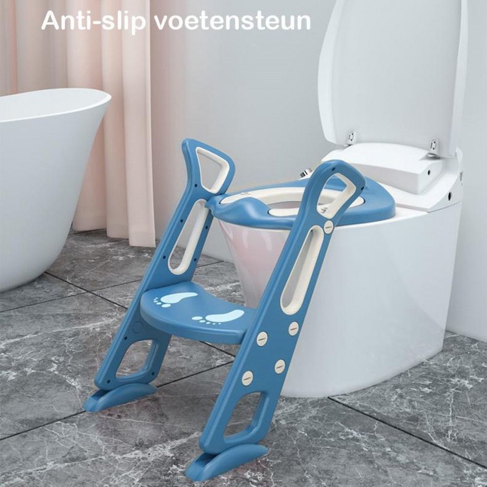 Детска седалка за тоалетна чиния със стълба - 20