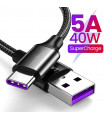 5А Type-C USB кабел за бързо зареждане на телефон