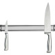Алуминиева магнитна поставка за кухненски ножове - 8