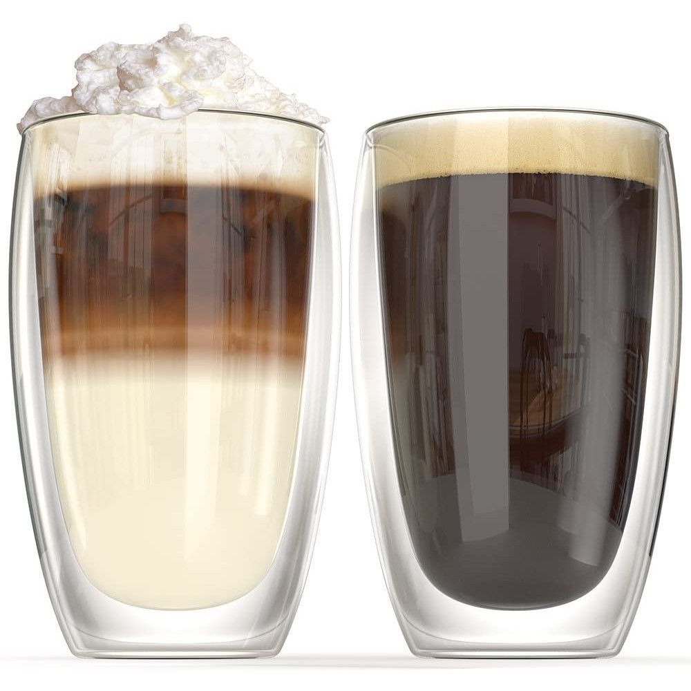 Двустенна стъклена чаша за кафе - 21