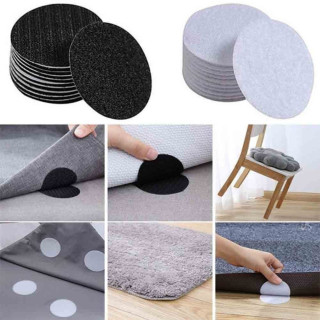 5 чифта велкро лепенки против пързаляне на килими - 1