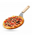 Шпатула за пица с дървена дръжка