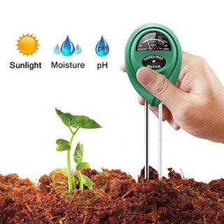 Уред за измерване на влажност на почвата, киселинност и светлина