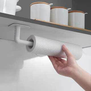 Лепяща поставка за ролка кухненска или тоалетна хартия