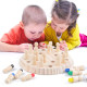 Детски дървен шах за памет