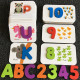 Образователна игра Аlphabet с флаш карти, дървени букви и цифри