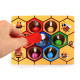 Образователна дървена игра - Монтесори кошер с пчели