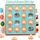 Настолна детска игра Мемори шах с 6 бр. шаблони с изображения
