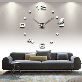3Д часовник за стена с лепящи цифри - модел 4206
