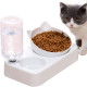 Купичка за храна за котки с диспенсър за вода