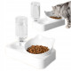 Купичка за храна за котки с диспенсър за вода