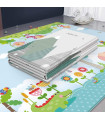 Детско килимче за пълзене и игра от термо пяна 200x180см