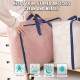 Прозрачна преносима чанта за съхранение на дрехи и завивки