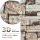 Лепящи 3D тапети имитиращи камък 77*70 см - модел 4