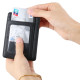 Кожен RFID картодържател с отделение за пари и документи